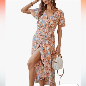 NWT, Pretty Garden, floral dress, M.
